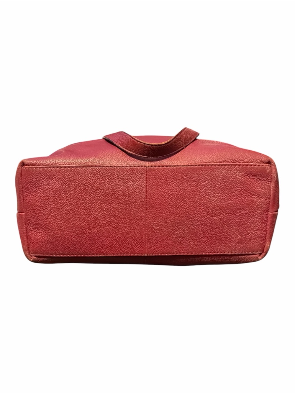 Tahari Hot Pink Leather Tote Bag - Picture 5 of 6